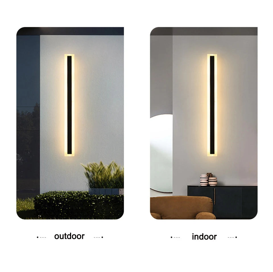 Modern LED Long Wall Lamp IP65 Waterproof - Shine Room