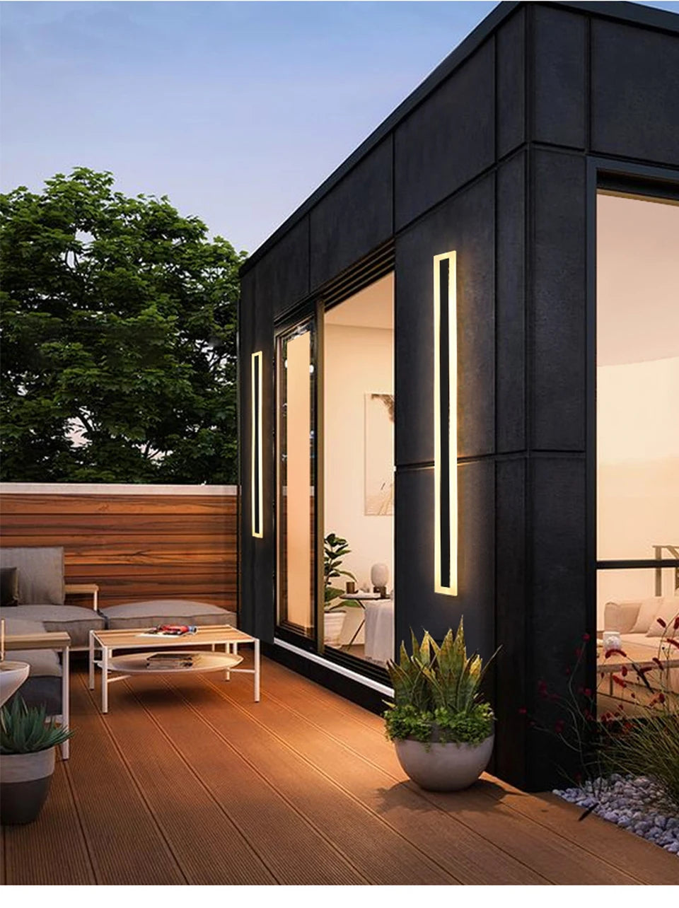 Modern LED Long Wall Lamp IP65 Waterproof - Shine Room