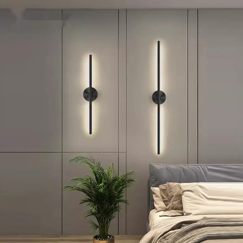 Modern LED Wall Lamp Long Strip Indoor Lighting - Shine Room
