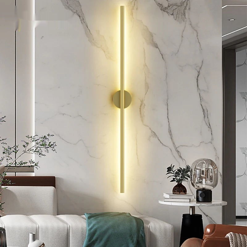 Modern LED Wall Lamp Long Strip Indoor Lighting - Shine Room