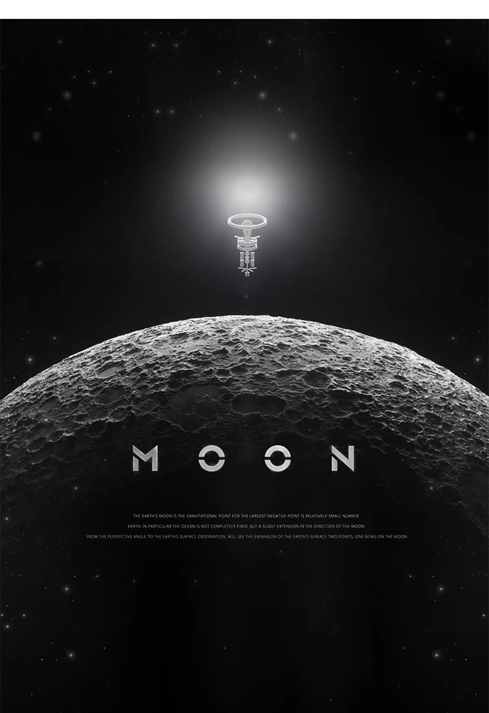 Modern LED Wall Lamp Moon Indoor Lighting Fixture - Shine Room