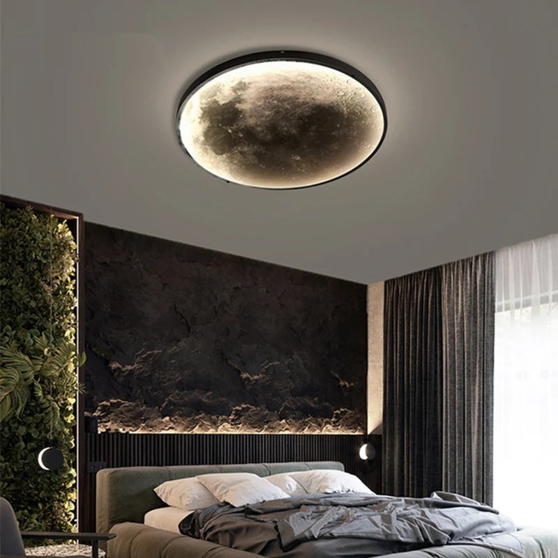Modern LED Wall Lamp Moon Indoor Lighting Fixture - Shine Room
