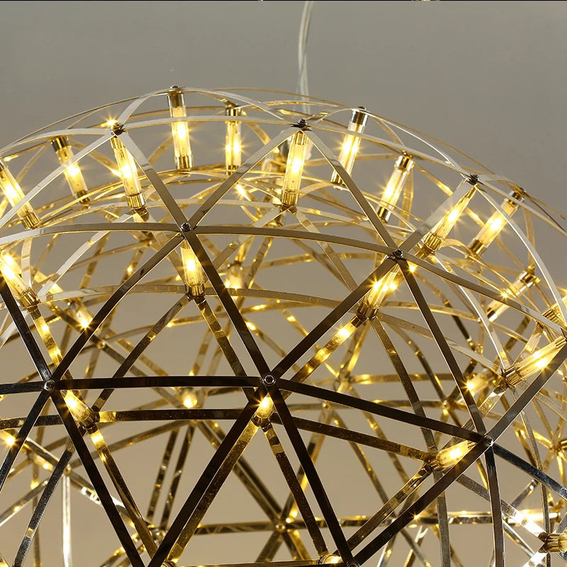 Modern Luxury LED Spark Ball Chandelier Fireworks - Shine Room