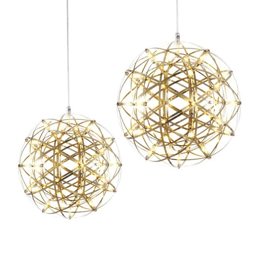 Modern Luxury LED Spark Ball Chandelier Fireworks - Shine Room