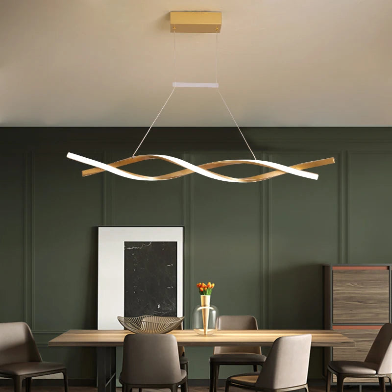 Modern Pendant Chandelier Aluminum Hanging Light - Shine Room