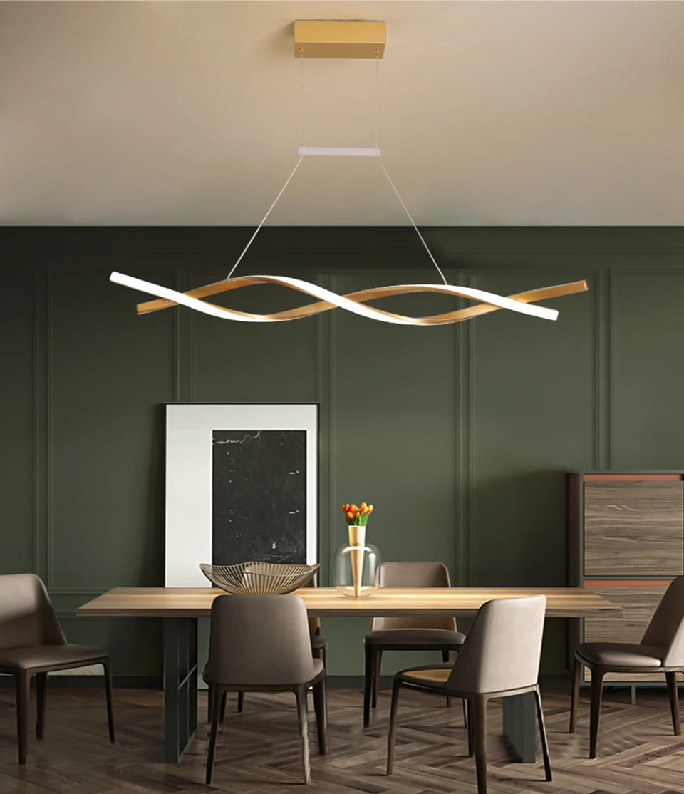 Modern Pendant Chandelier Aluminum Hanging Light - Shine Room