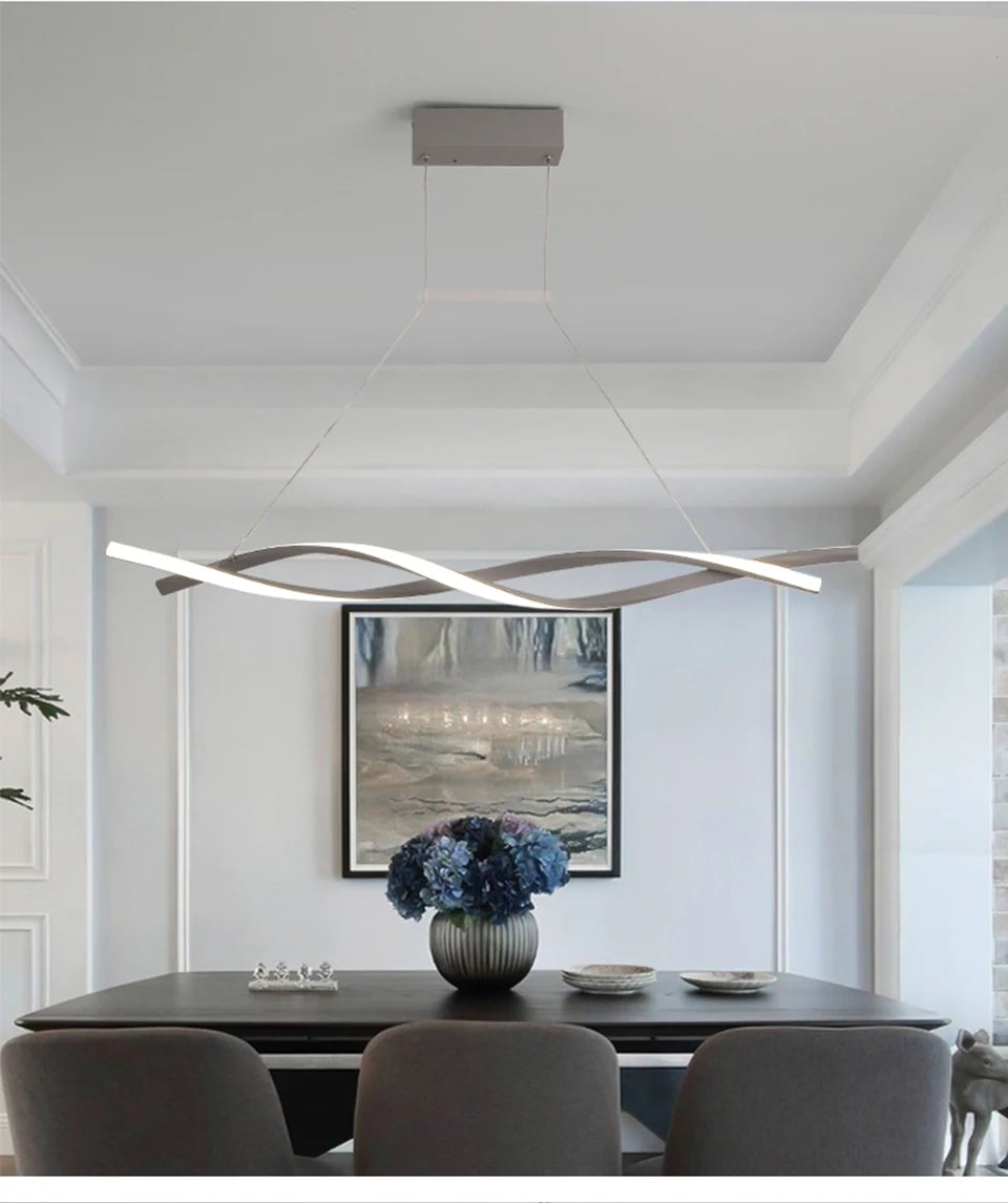 Modern Pendant Chandelier Aluminum Hanging Light - Shine Room