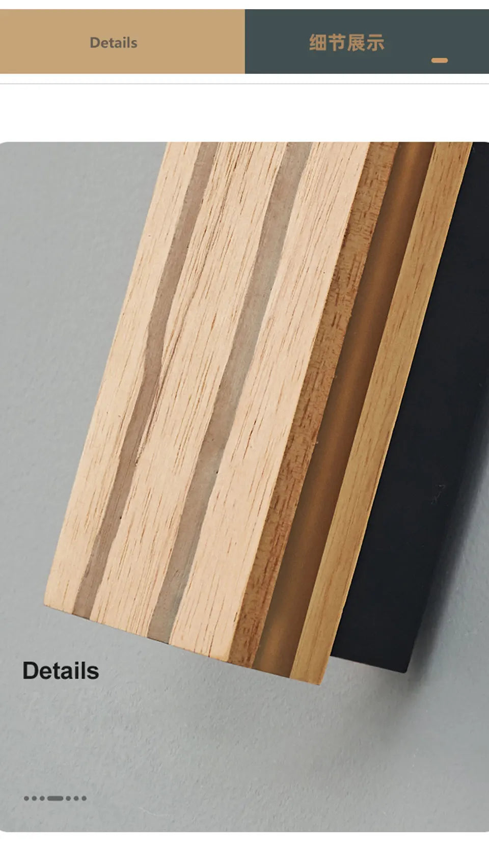 Nordic LED Wooden Wall Sconce Up Down Lighting - Shine Room