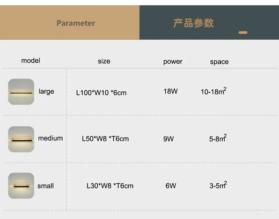 Nordic LED Wooden Wall Sconce Up Down Lighting - Shine Room