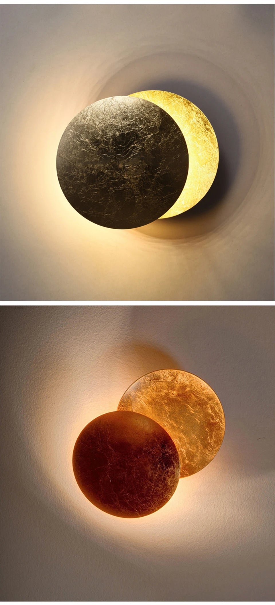 Round Wall Lamp Eclipse Indoor Lighting - Shine Room
