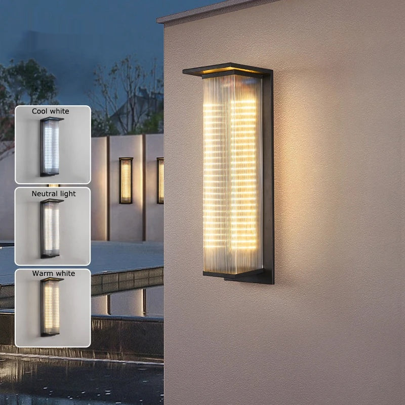 Solar Porch Wall Light Dusk to Dawn Lantern - Shine Room