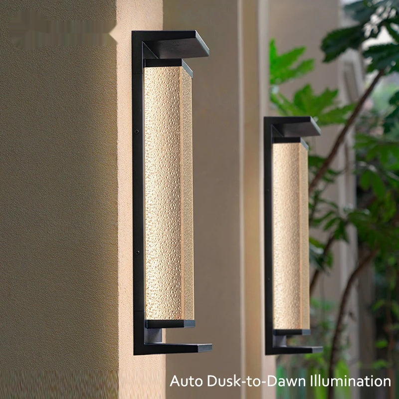 Solar Wall Light Outdoor Dusk to Dawn Lantern - Shine Room