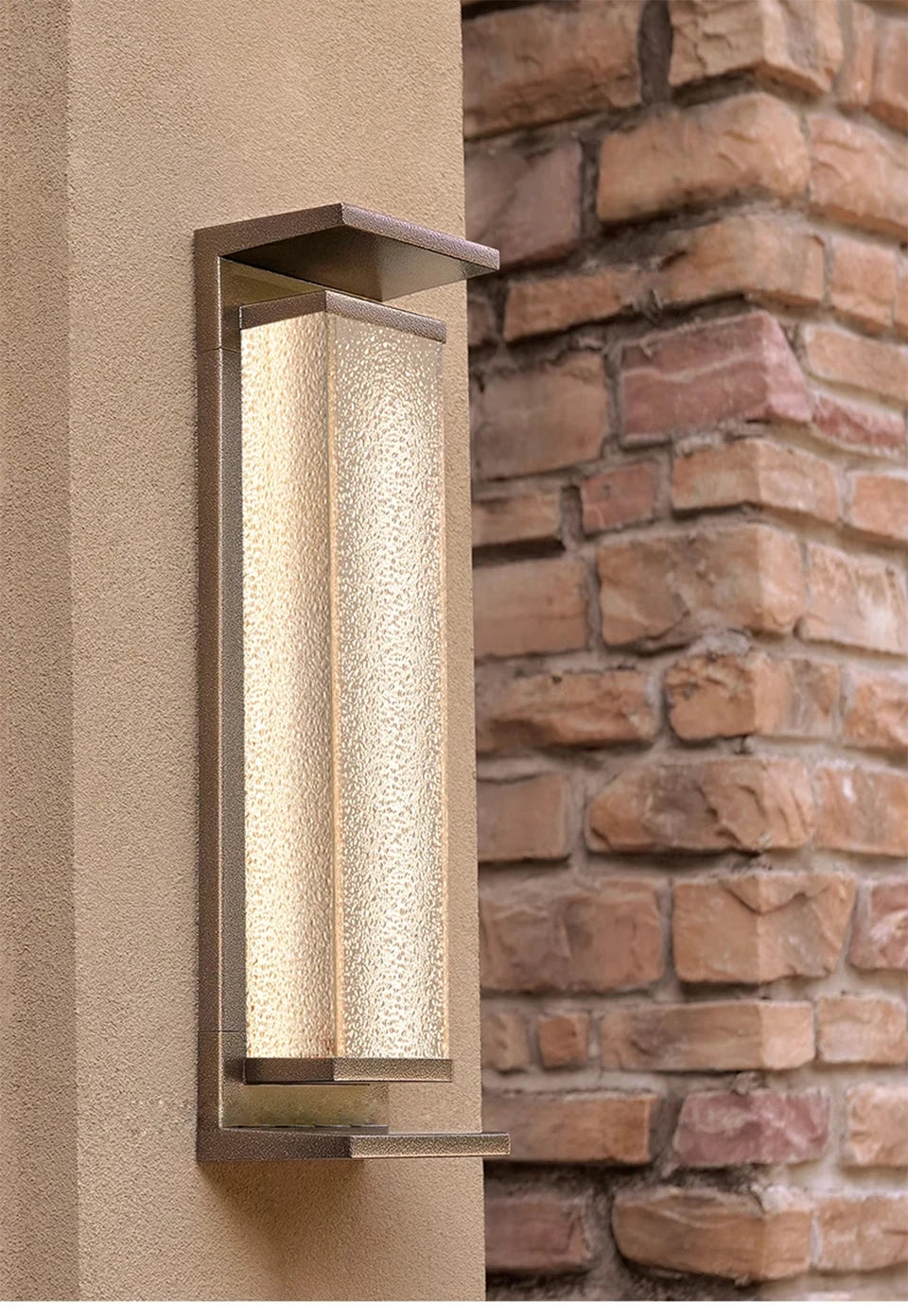 Solar Wall Light Outdoor Dusk to Dawn Lantern - Shine Room