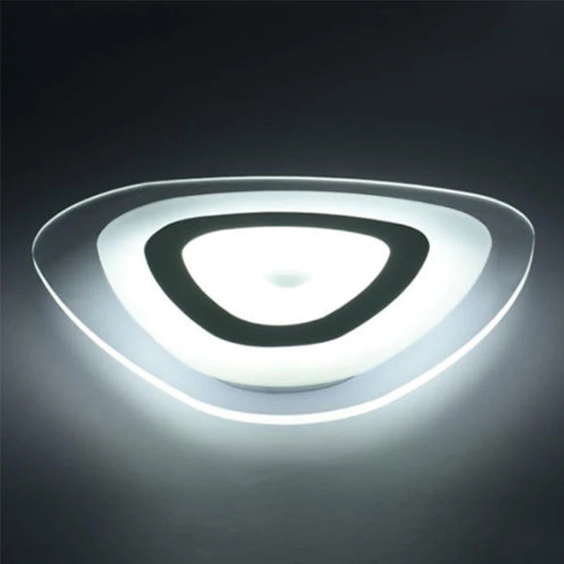 Ultra-thin Triangle LED Ceiling Light Acrylic - Shine Room