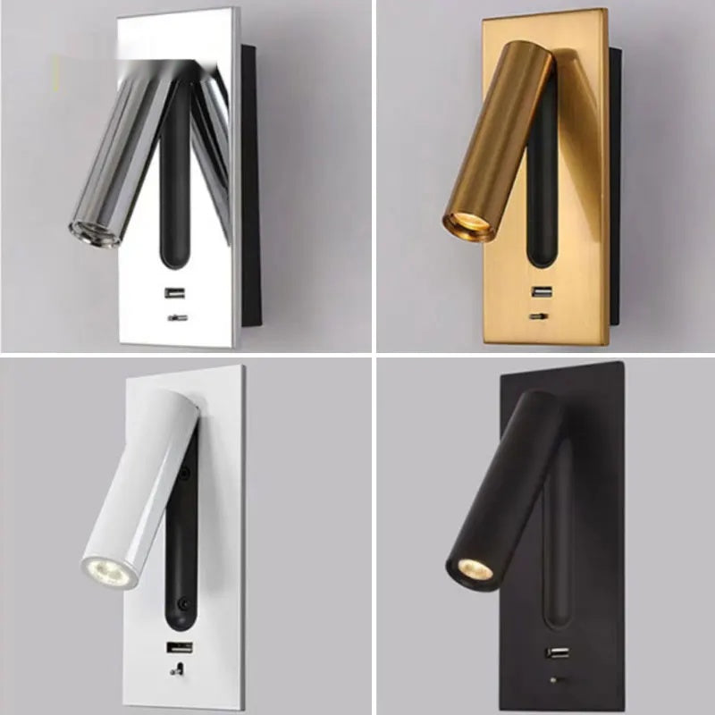 USB Charging Adjustable Wall Lamp 3W - Shine Room