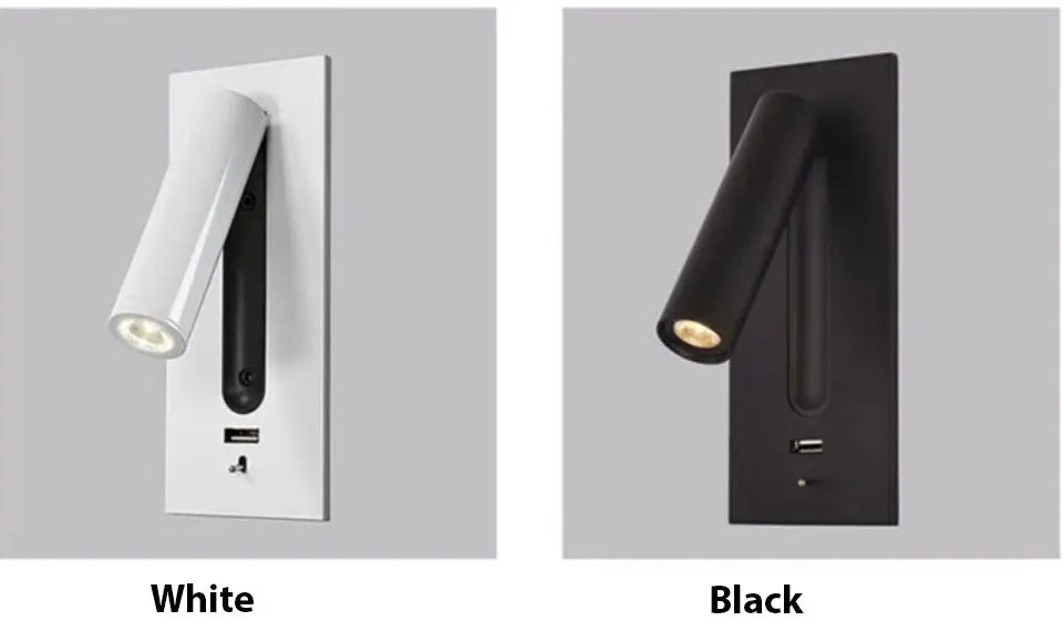 USB Charging Adjustable Wall Lamp 3W - Shine Room
