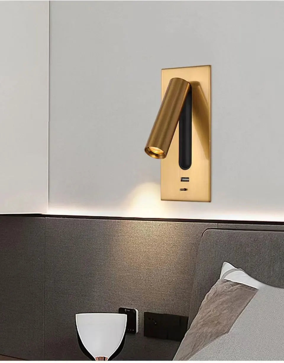 USB Charging Adjustable Wall Lamp 3W - Shine Room