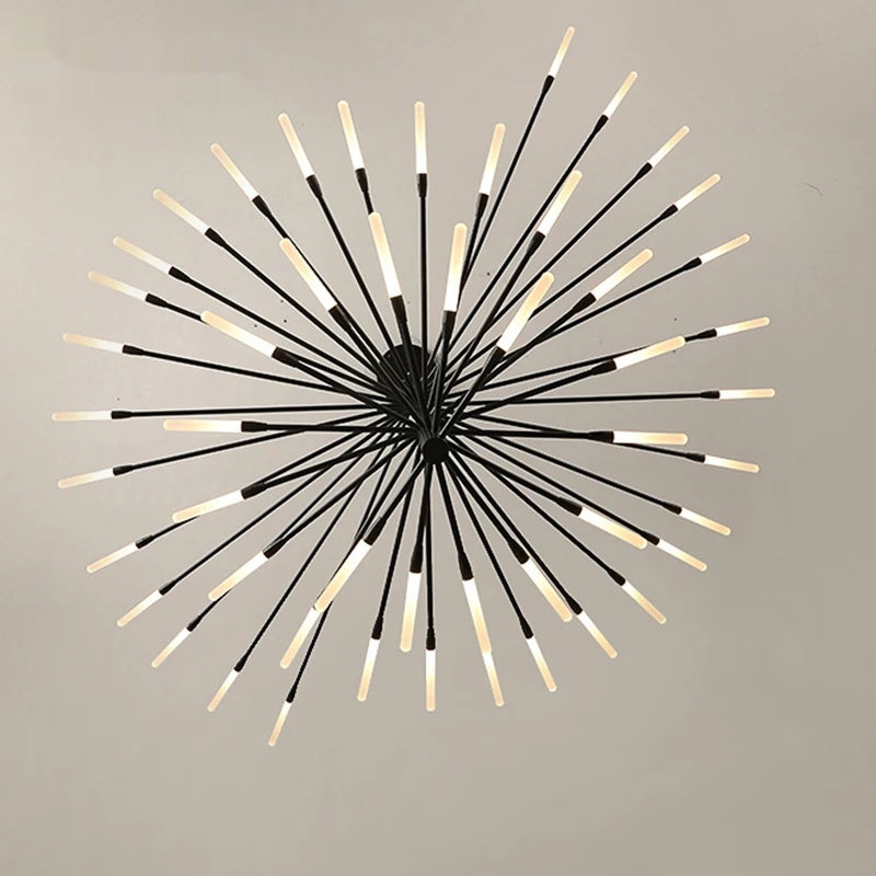 Villa Duplex LED Chandelier Firework Shape Light - Shine Room