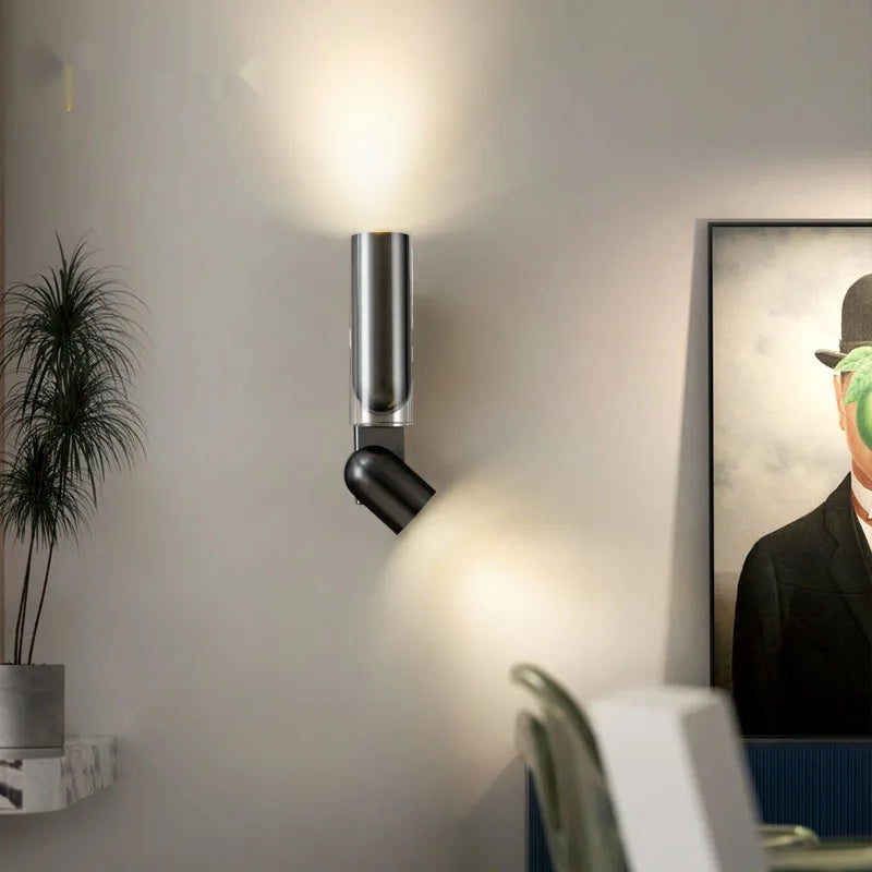 Vintage Glass Wall Lamp Rotatable Indoor Fixtures - Shine Room