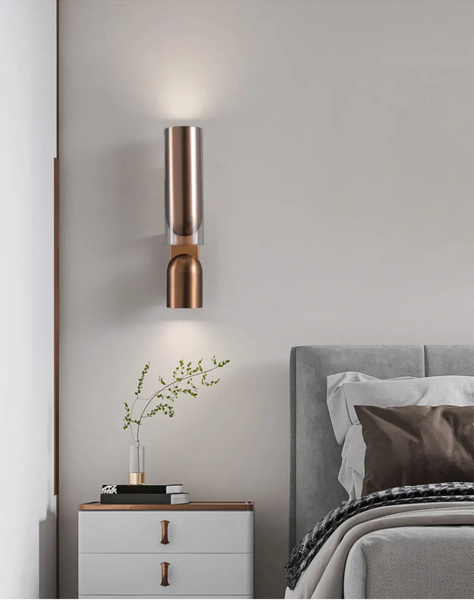 Vintage Glass Wall Lamp Rotatable Indoor Fixtures - Shine Room