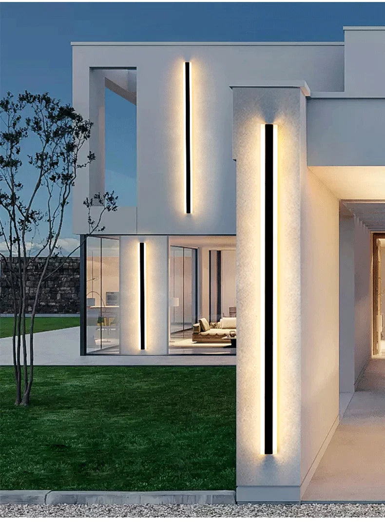 Waterproof Long Strip LED Wall Lamp IP65 - Shine Room