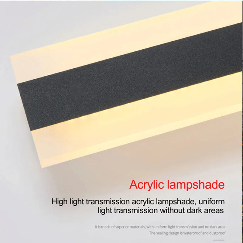 Waterproof Long Strip LED Wall Lamp IP65 - Shine Room