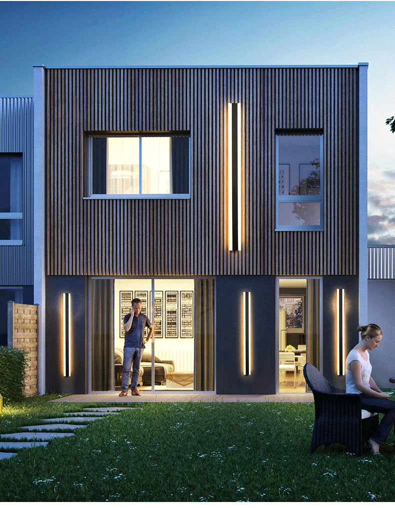 Waterproof Long Strip LED Wall Lamp IP65 - Shine Room