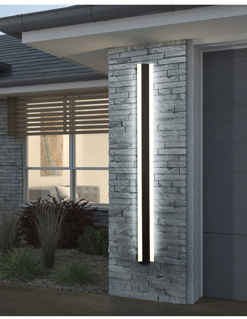 Waterproof Long Strip LED Wall Lamp IP65 - Shine Room