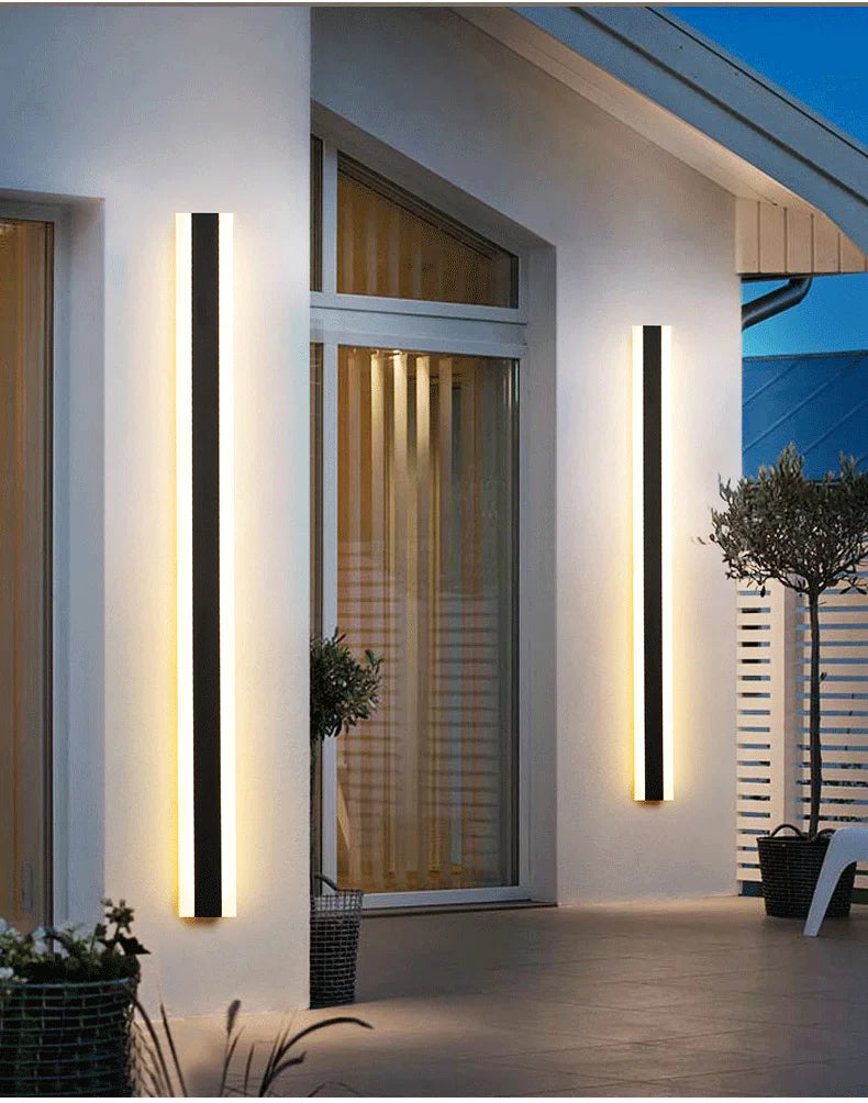 Waterproof Long Strip LED Wall Lamp IP65 - Shine Room