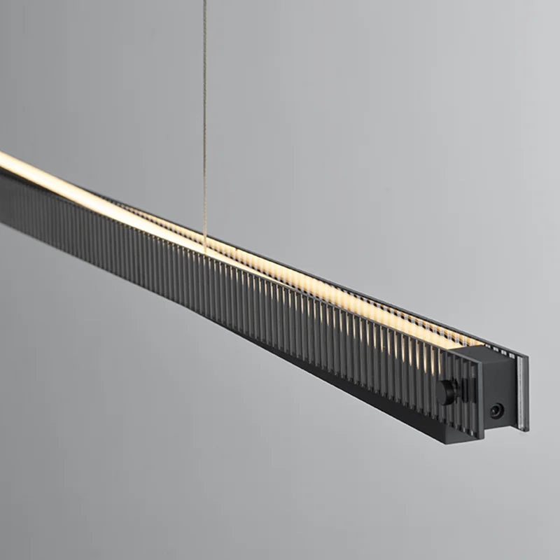 Aluminum Glass Bar Shape Pendant Light - Shine Room