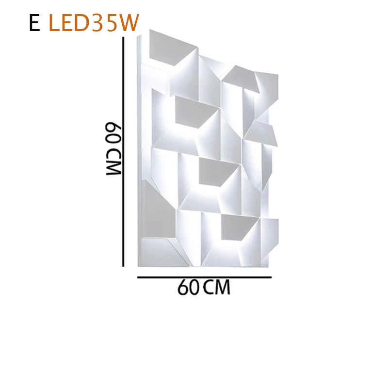 Creative Geometric Art Indoor Wall Lamp Lighting - Shine Room