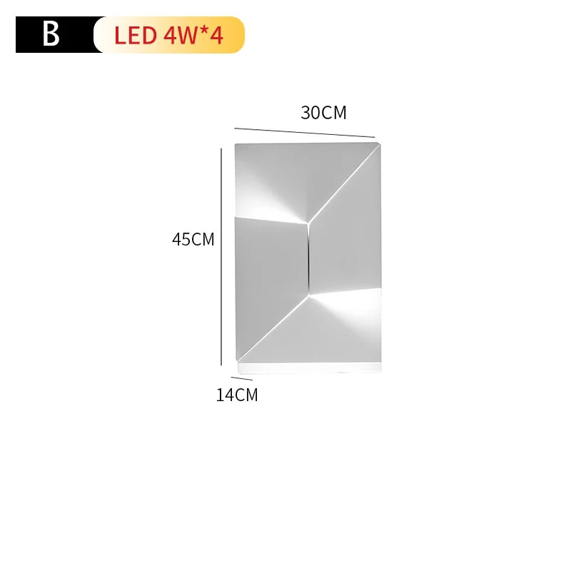 Creative Geometric Art Indoor Wall Lamp Lighting - Shine Room