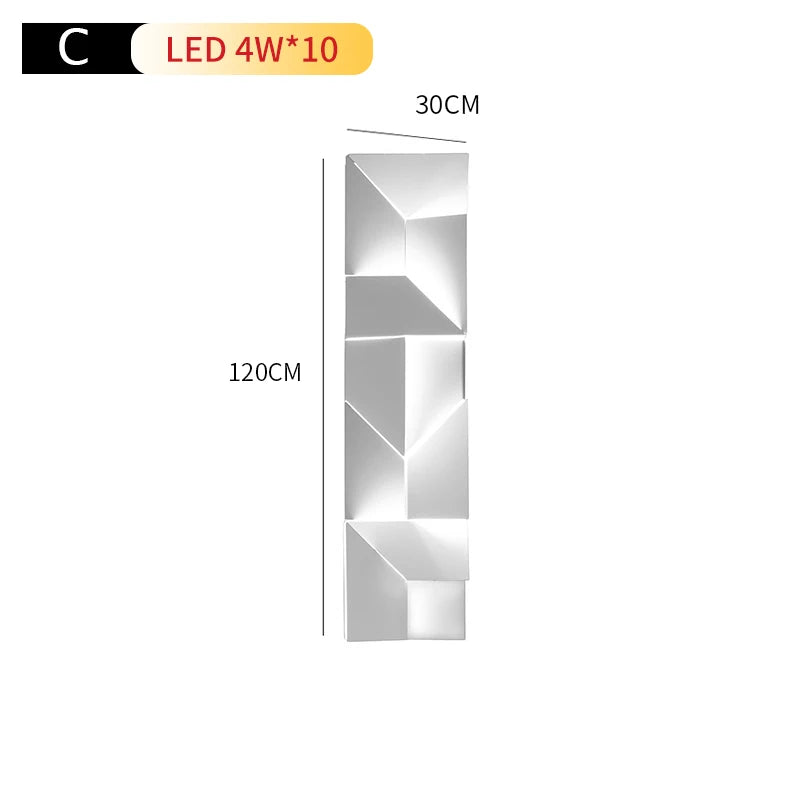 Creative Geometric Art Indoor Wall Lamp Lighting - Shine Room
