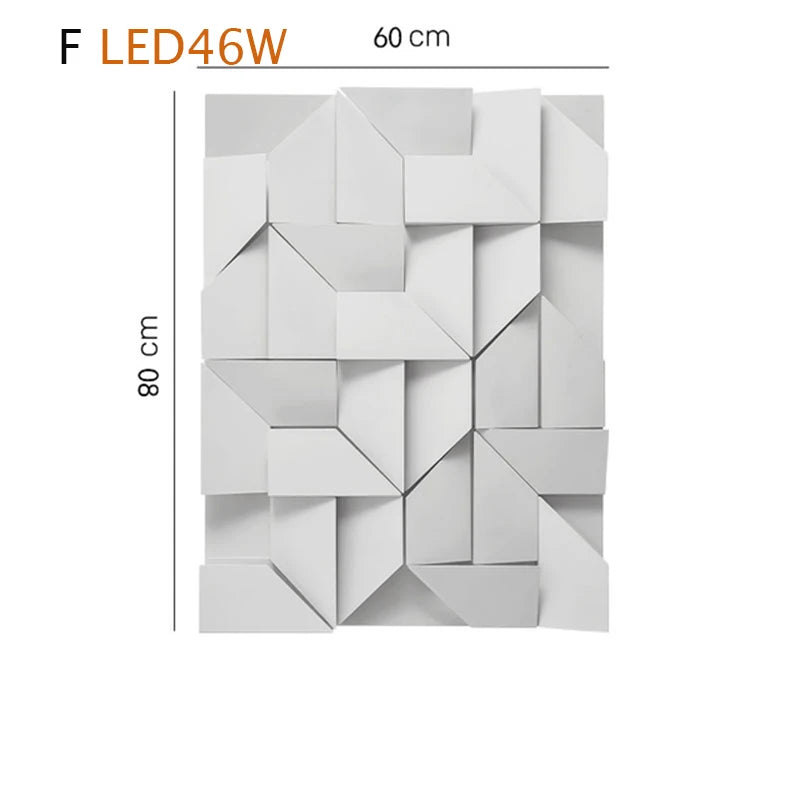 Creative Geometric Art Indoor Wall Lamp Lighting - Shine Room