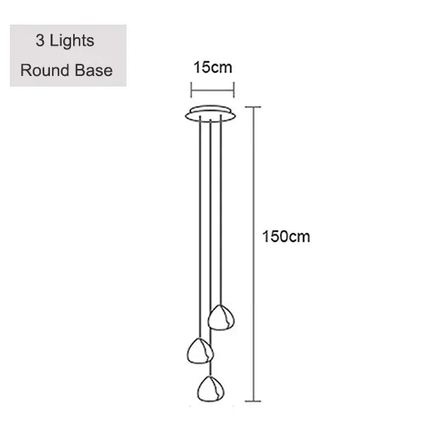 Hanging Staircase Pendant Light Crystal Ball - Shine Room