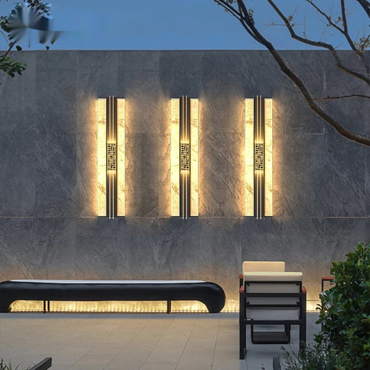 IP65 Waterproof LED Outdoor Marble Wall Lights - Shine Room