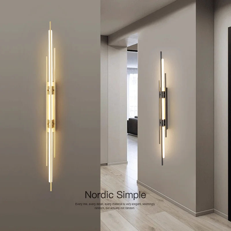 LED Long Wall Lamp Modern Bedroom Light - Shine Room