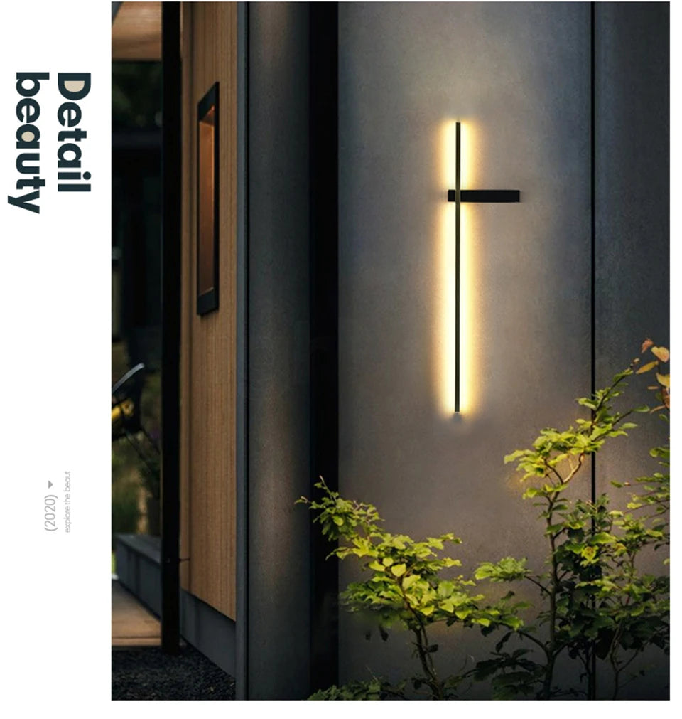 LED Outdoor Long Wall Light Waterproof IP54 - Shine Room