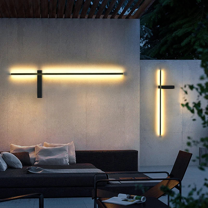 LED Outdoor Long Wall Light Waterproof IP54 - Shine Room