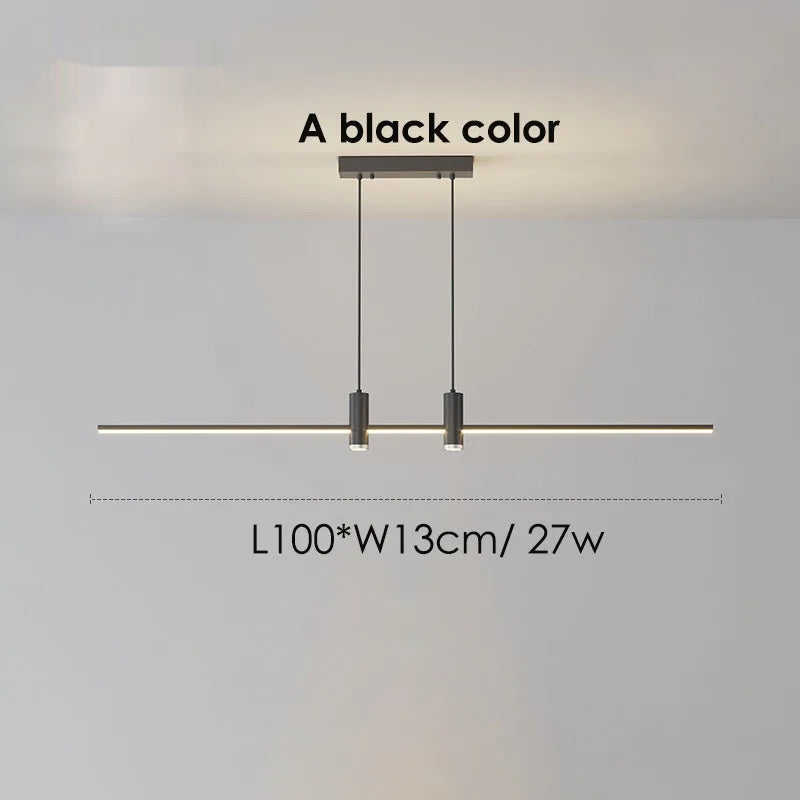 LED Pendant Light Adjustable Linear Chandelier - Shine Room