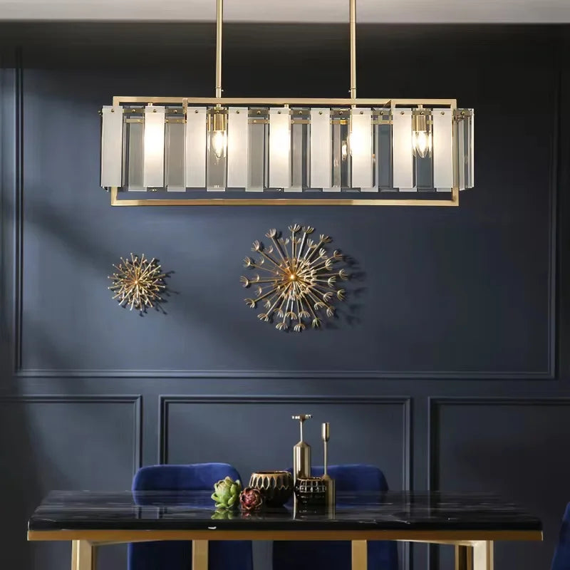 Luxury Crystal Chandelier Gold Raindrop Pendant - Shine Room