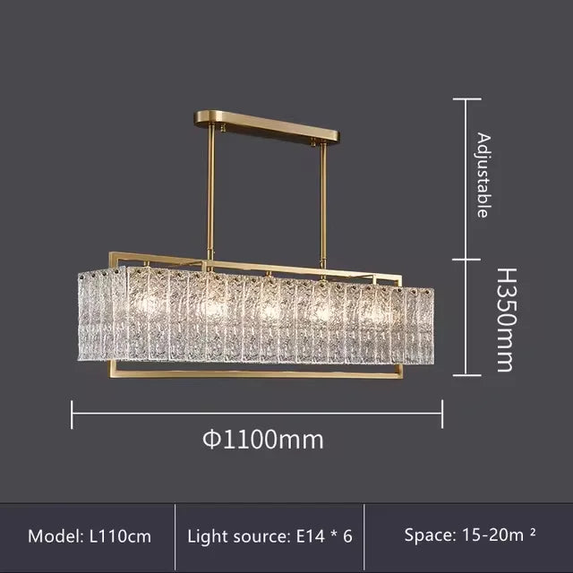 Luxury Crystal Chandelier Gold Raindrop Pendant - Shine Room