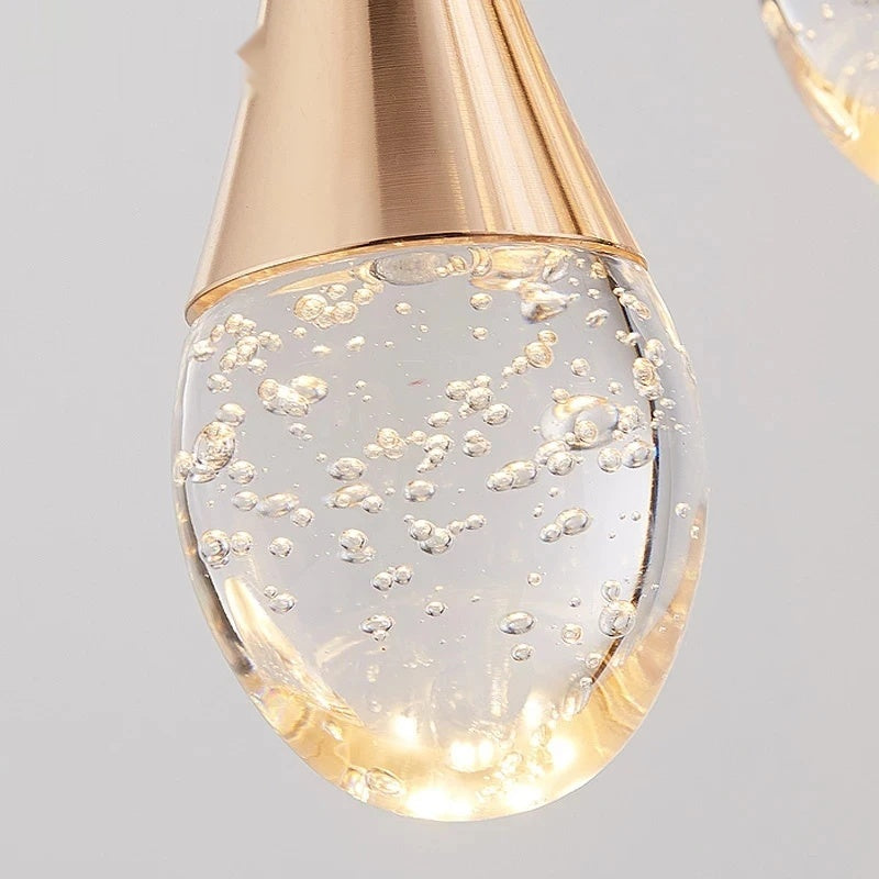 Luxury Crystal Long Hanging Staircase Chandelier - Shine Room