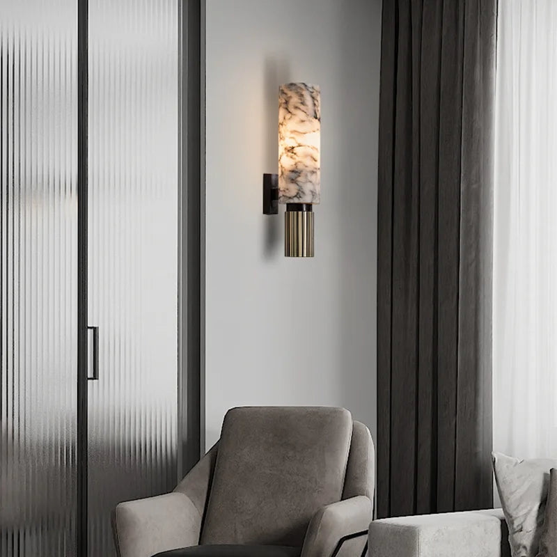 Luxury Marble Wall Lamp Vintage Sconce - Shine Room