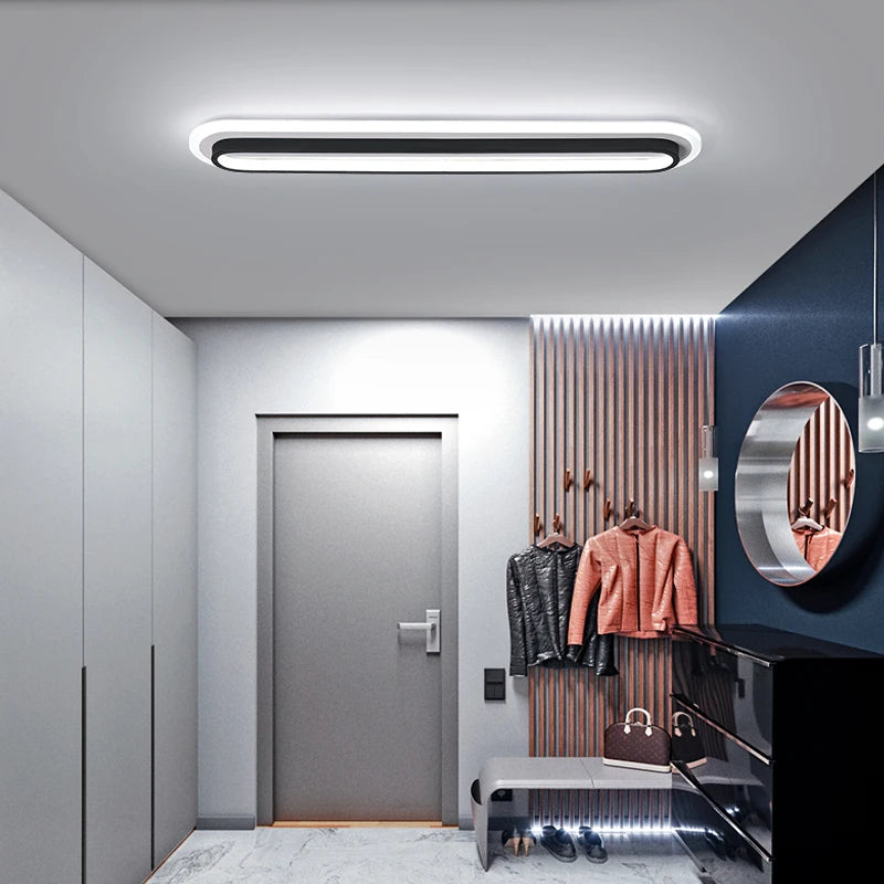 Minimalist Long LED Ceiling Light Strip - Shine Room