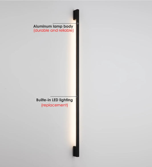 Minimalist Long Strip Outdoor Wall Lamp - Shine Room