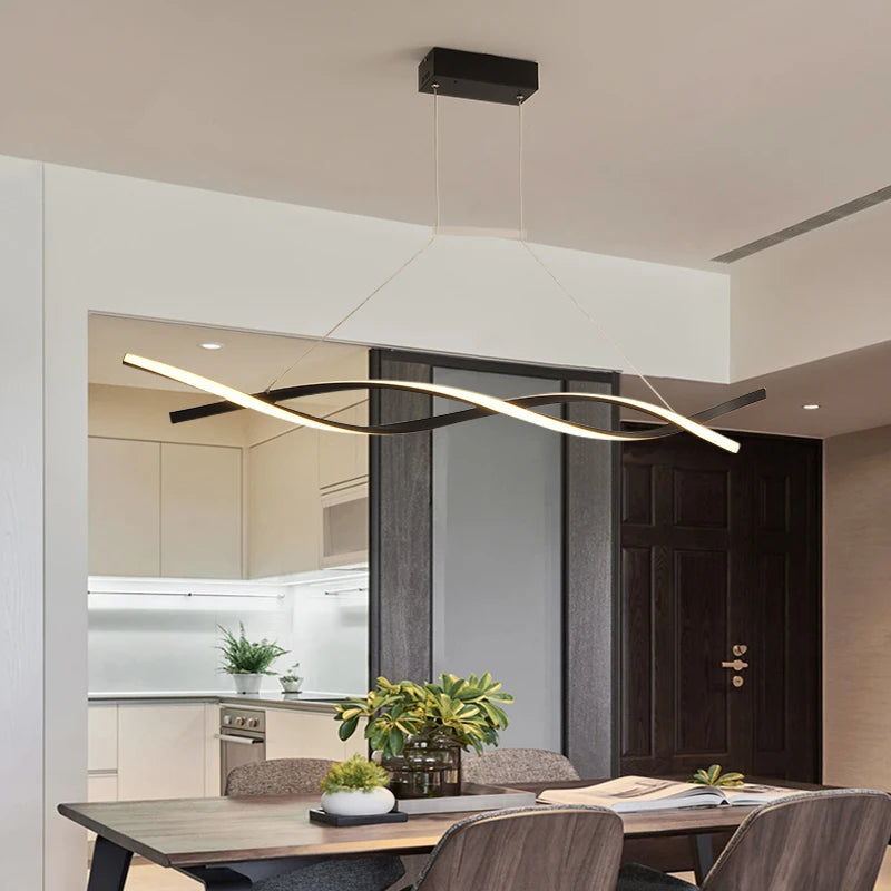 Modern Pendant Chandelier Aluminum Hanging Light - Shine Room