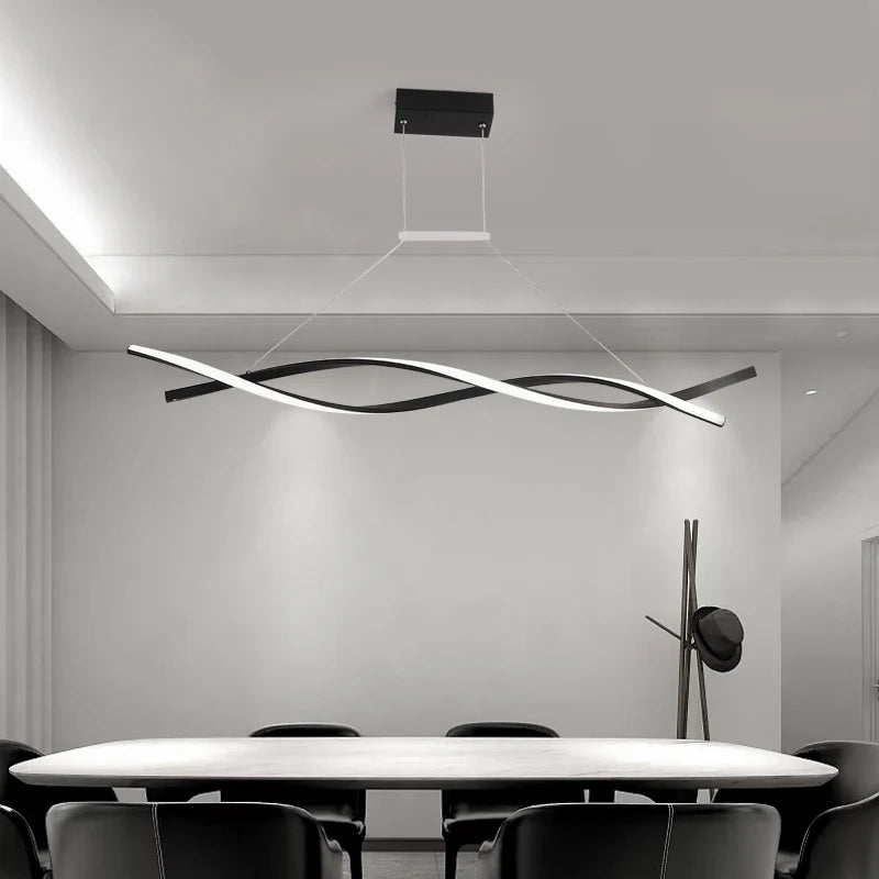Modern Pendant Chandelier Aluminum Hanging Light - Shine Room