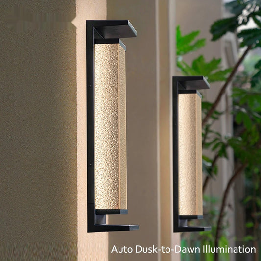 Solar Wall Light Outdoor Dusk to Dawn Lantern - Shine Room