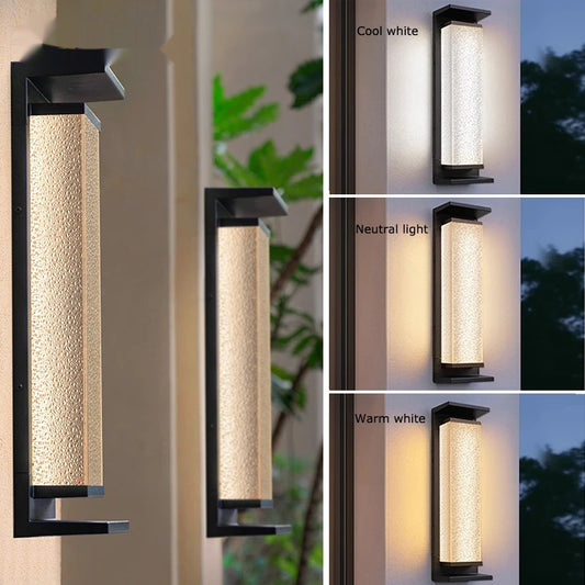 Solar Wall Light Outdoor Dusk to Dawn Lantern - Shine Room